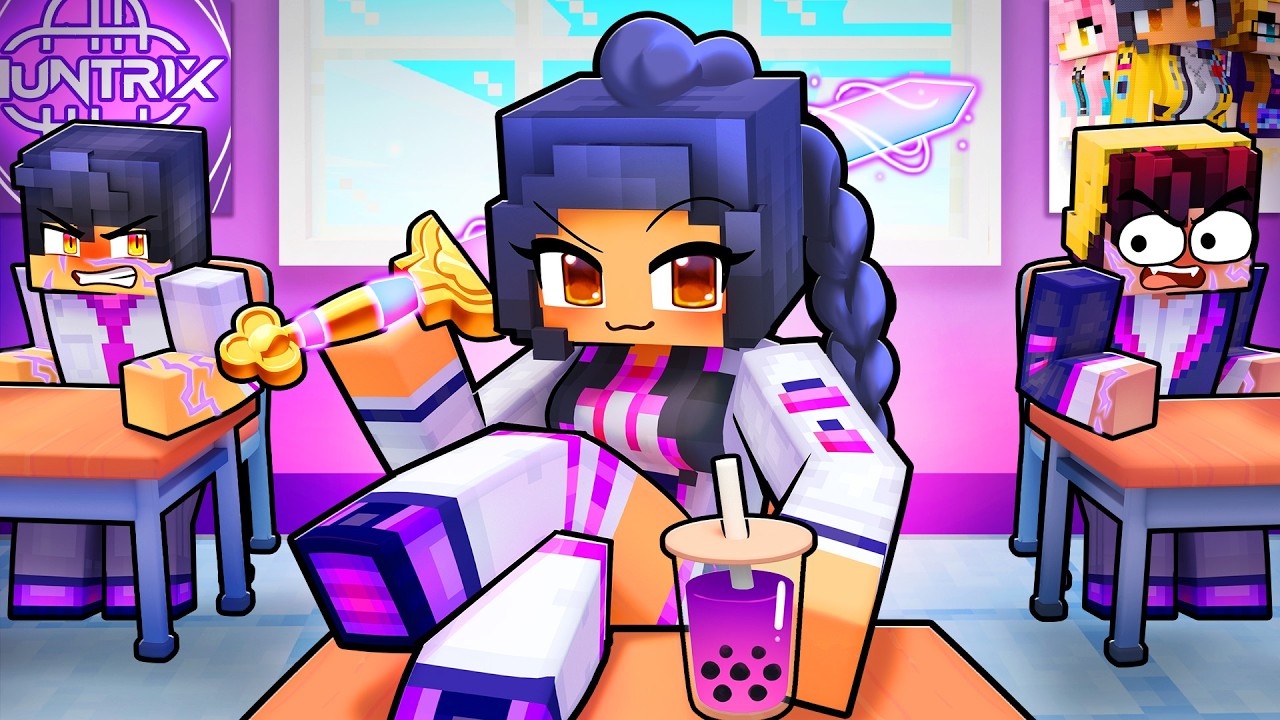 ONE GIRL at an ALL K-POP DEMON School!