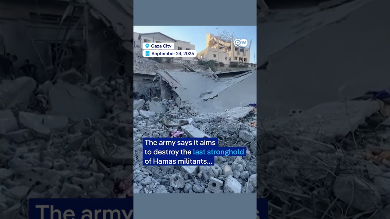 Palestinians fleeing Gaza City struggling to find food and shelter | DW News