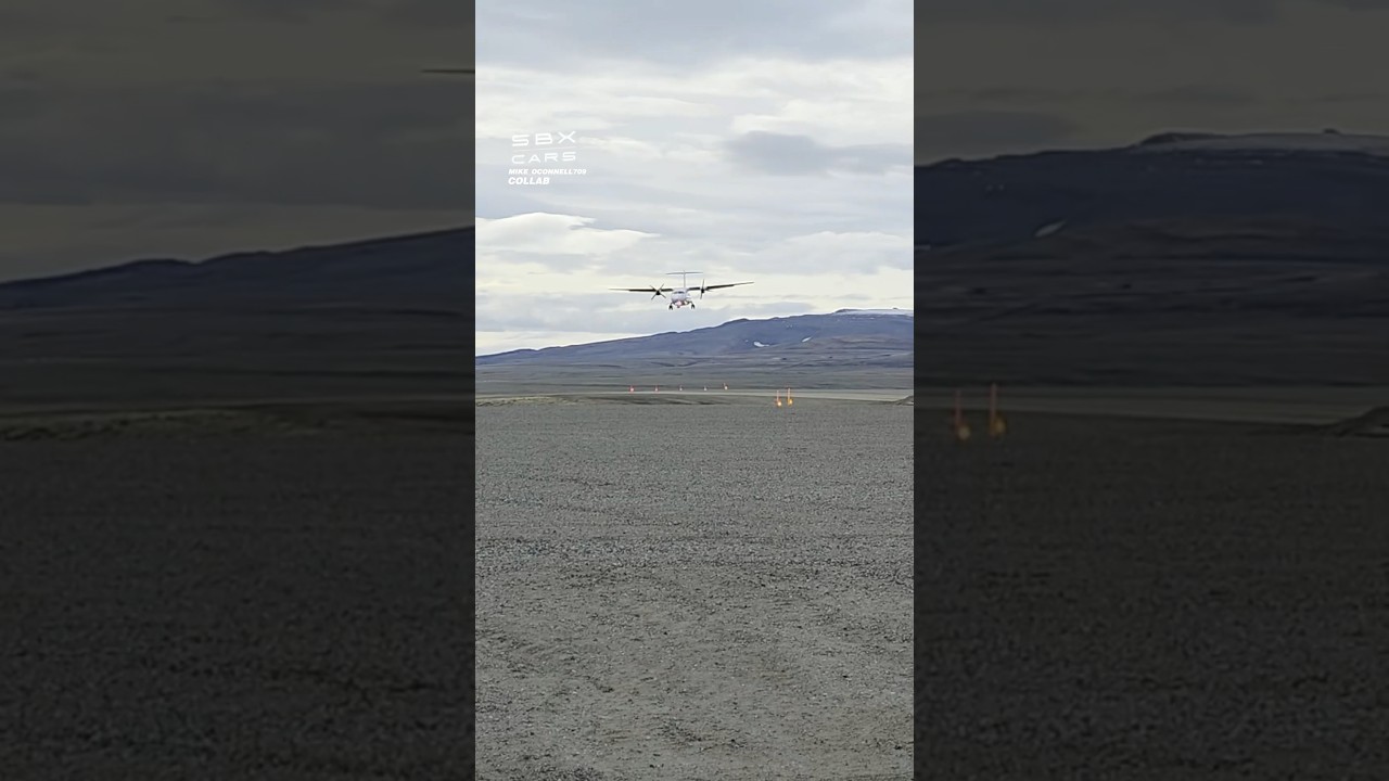 Plane Lands In Heavy Wind! 😳 #planes #wind #landing