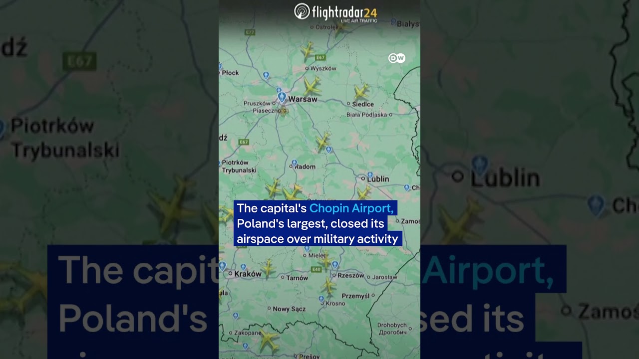 Polish airspace closed down following drone threat | DW News