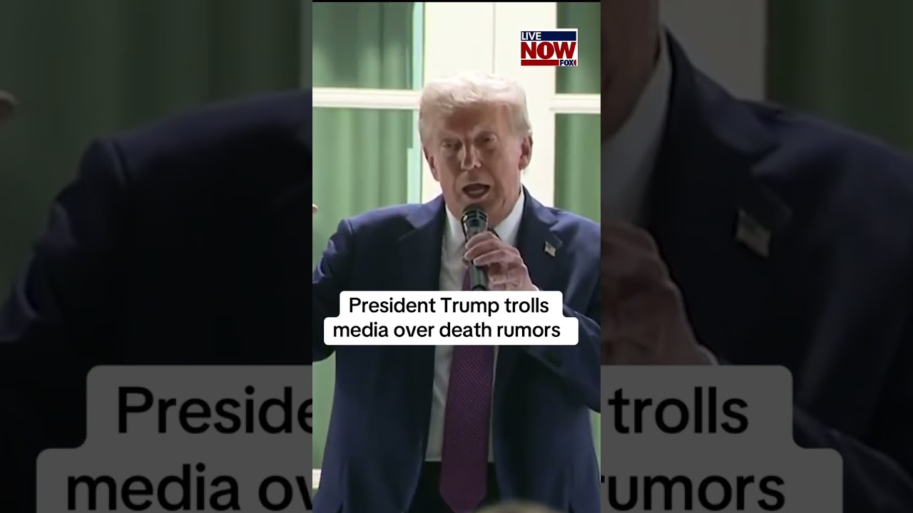 President Trump addresses death rumors