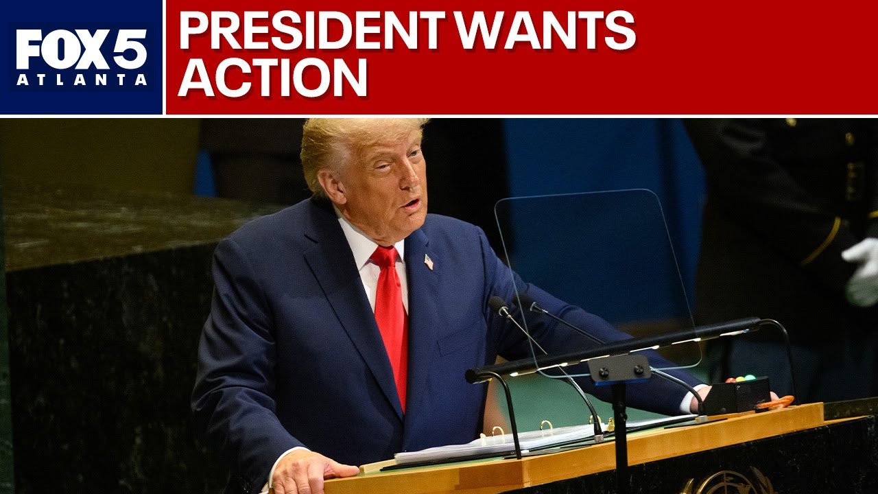 President Trump at the UN: ‘Empty words don’t solve wars’ | FOX 5 News