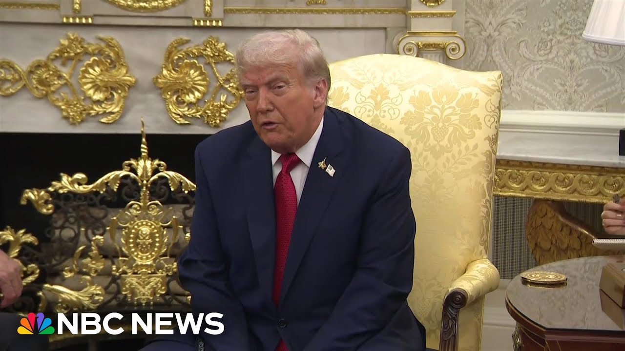 President Trump urges Turkish President Erdogan to stop buying Russian oil