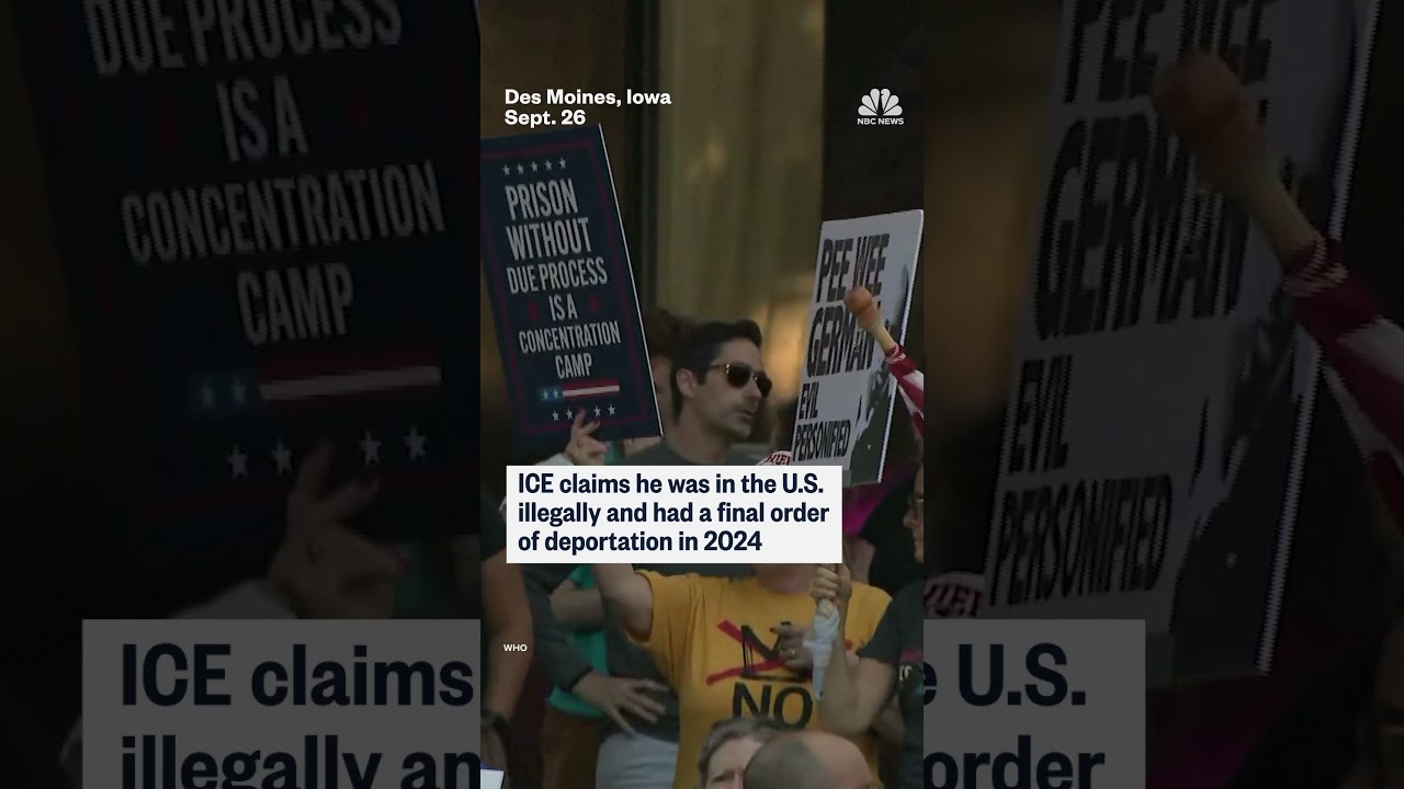 Protest in Des Moines after ICE detains superintendent