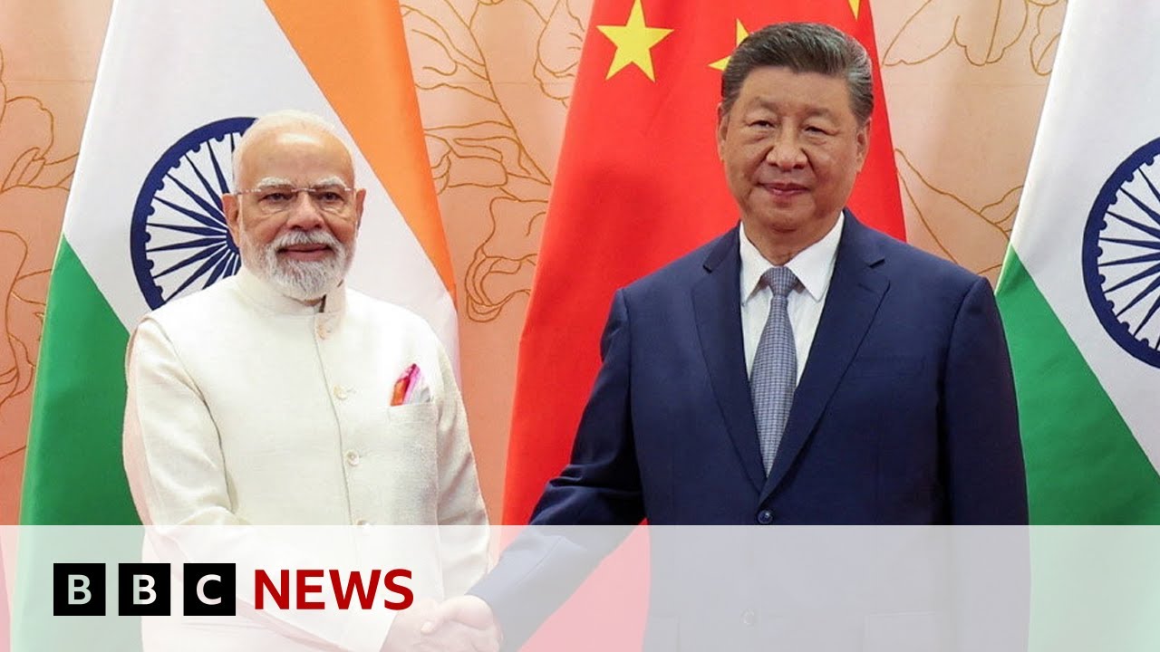 Putin and Modi in China for summit overshadowed by trade wars with US | BBC News