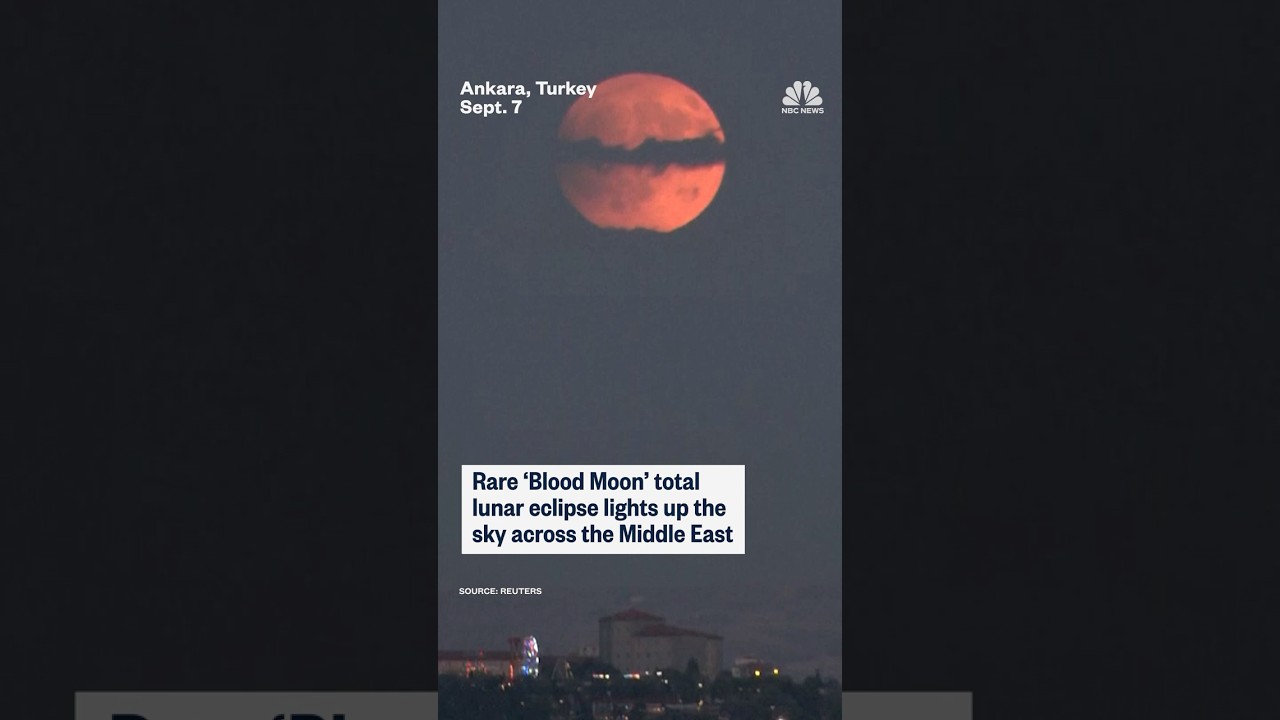 Rare ‘Blood Moon’ total lunar eclipse lights up sky across the Middle East