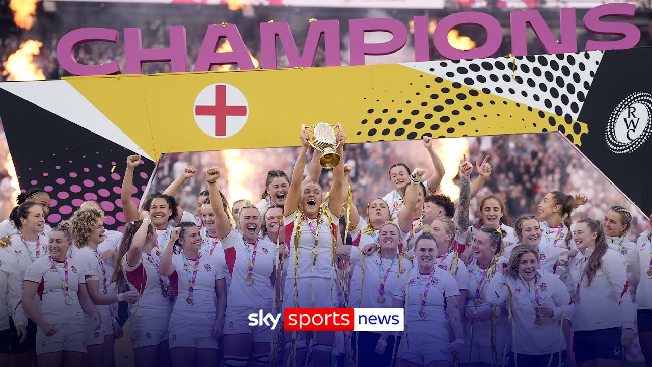 Reaction as England win the Women’s Rugby World Cup!