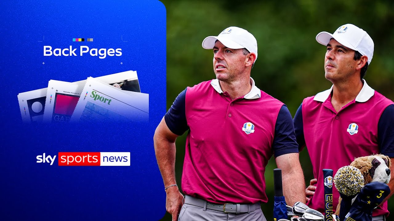 Ryder Cup foursomes pairings revealed! | Back Pages Tonight
