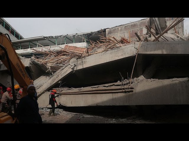 School building collapses in Indonesia, killing at least three and leaving dozens missing