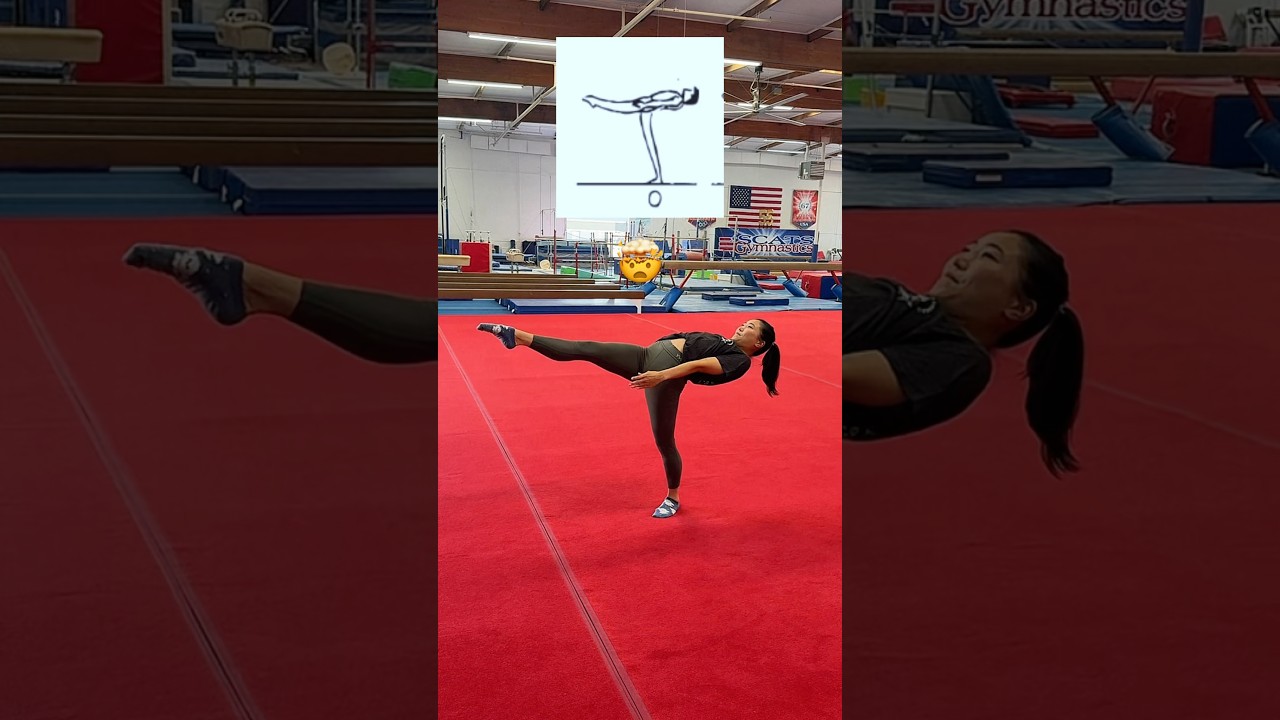 She did the impossible 😳 #gymnastics #gymnast #olympics #olympic #sports #sport #rhytmicgymnastics