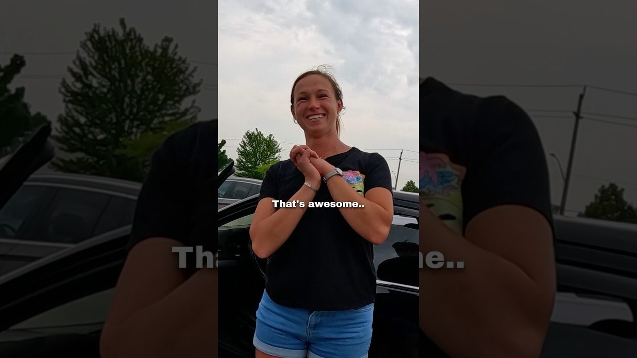 She needed gas and THIS happened 🥹❤️