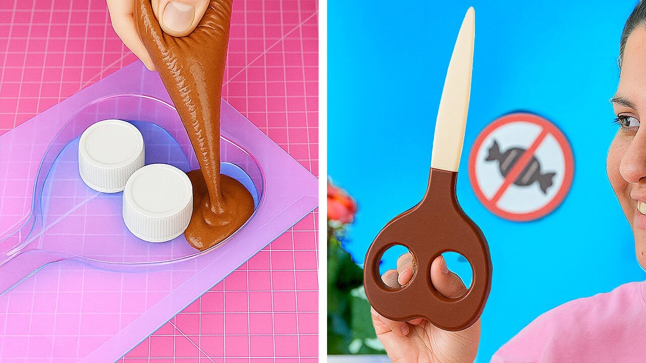 SNEAK FOOD INTO CLASS! 🤫 Awesome Edible DIY School Supply Pranks! 😜