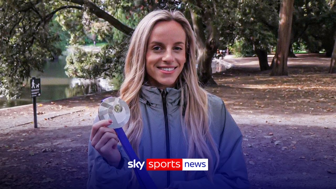 “So happy!” | Georgia Hunter Bell on winning 800m silver in World Athletics Championships