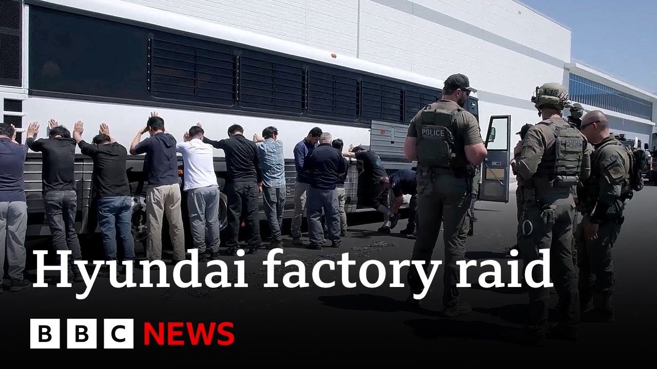 South Korean detained in US Hyundai factory raid speaks to BBC | BBC News