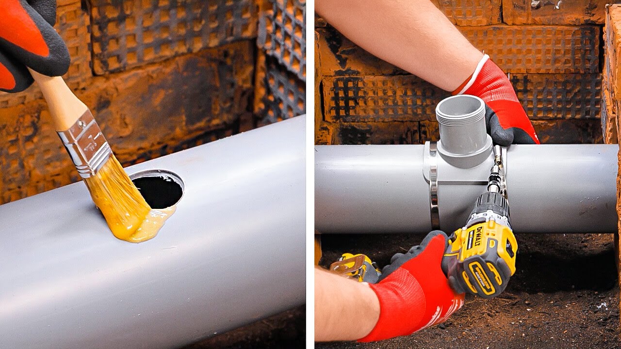 Stop Leaks Fast! Easy Pipe Fix & Smart Plumbing Hacks 💧🔧