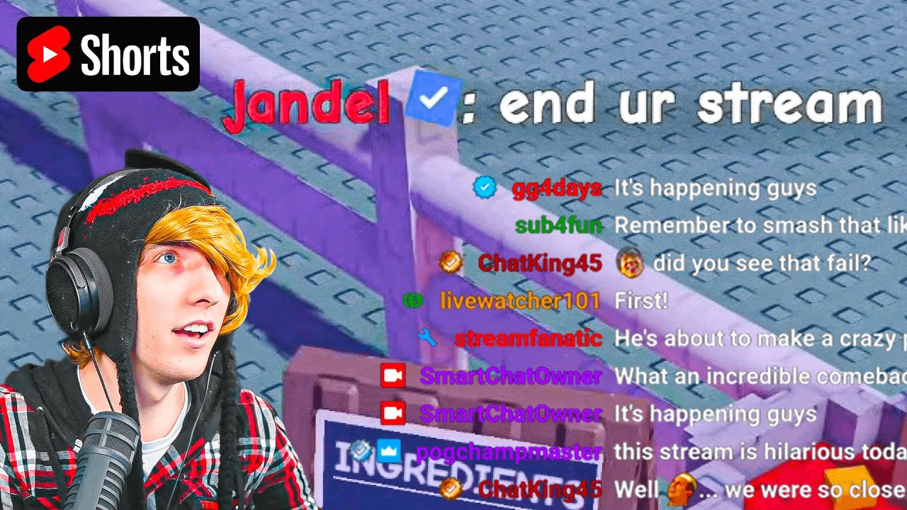 stream ends if jandel joins #shorts