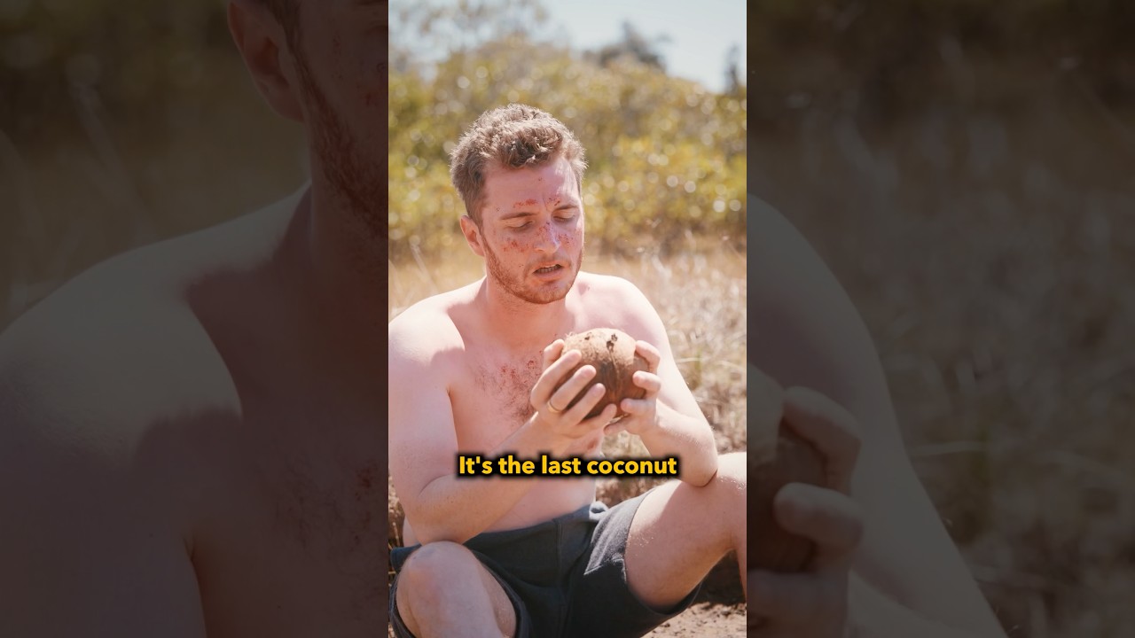 Surviving only off eating coconuts