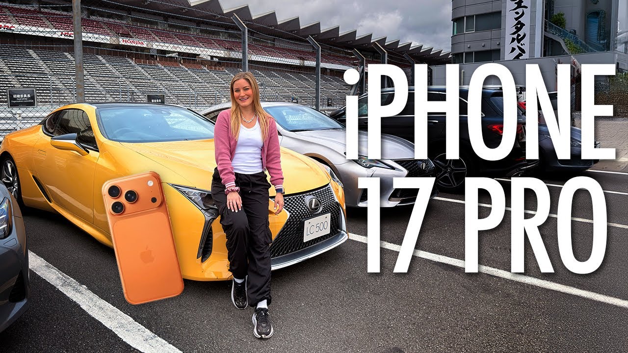Testing iPhone 17 Pro on the Fuji Speedway!