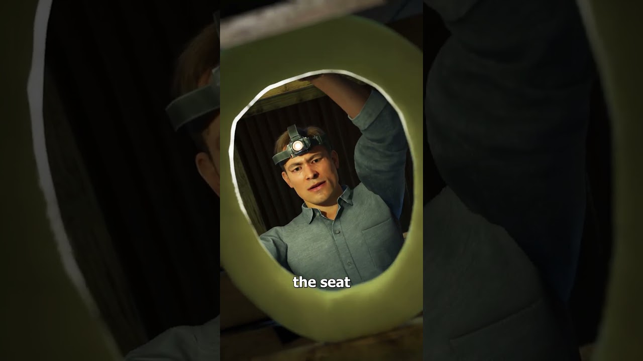 The Bear Hiding Under A Toilet 😨