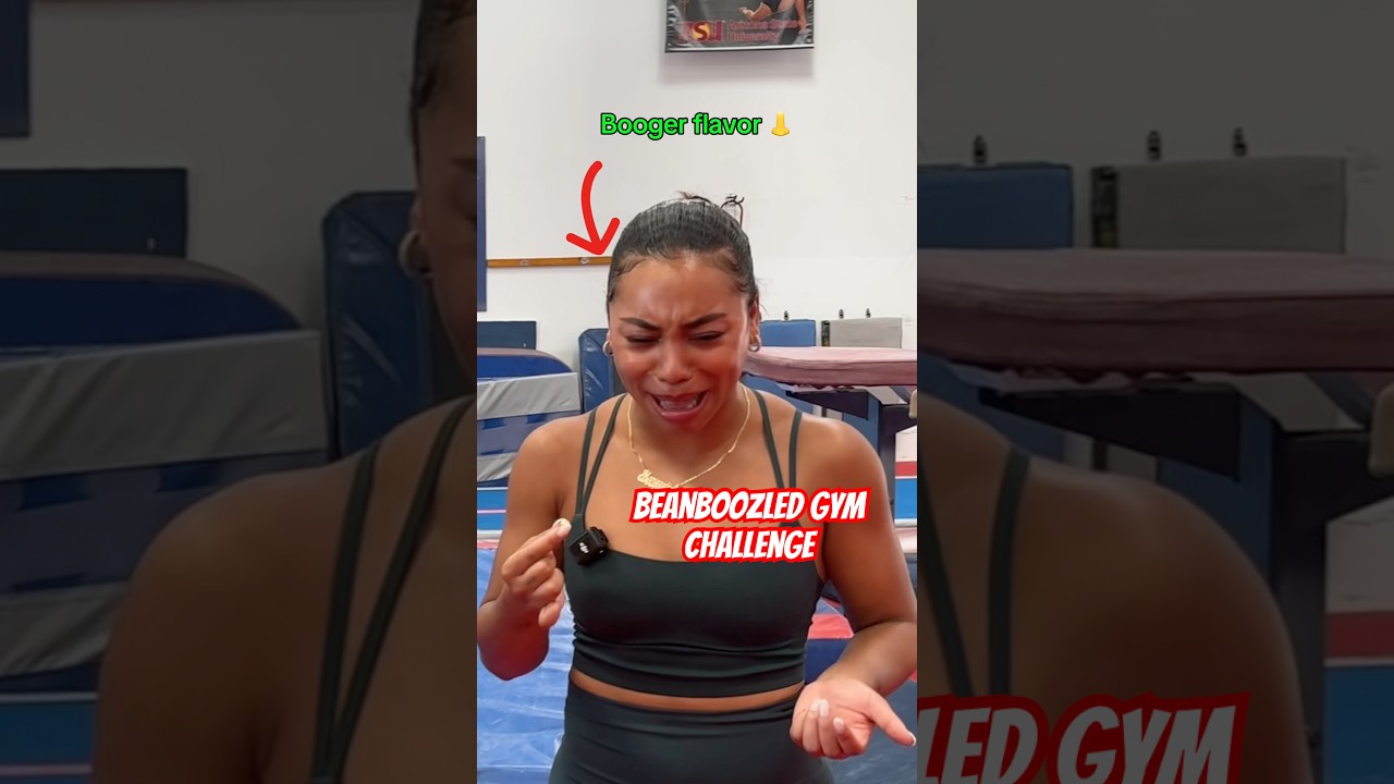 The last flavor should be banned 💀#gymnast#olympicsports #beanboozled #gymnastics#olympics #sports