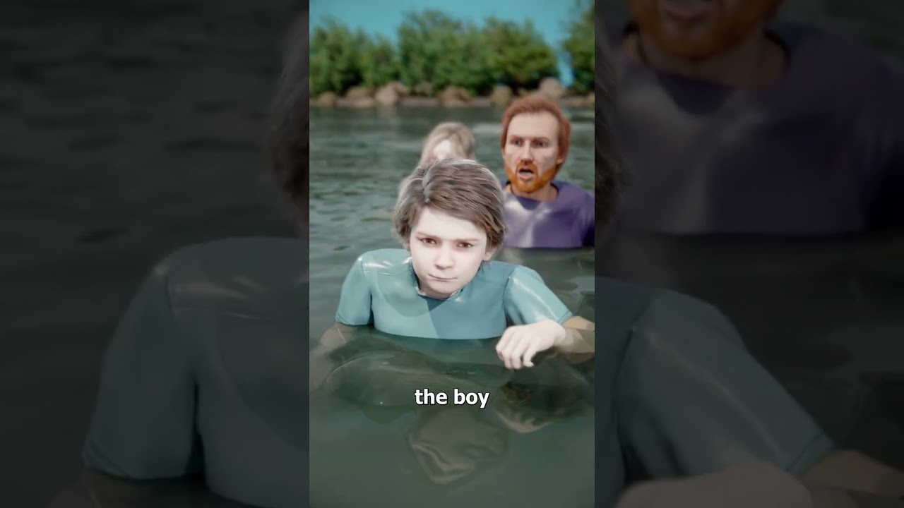 The Little Girl Was Swept Away 😢