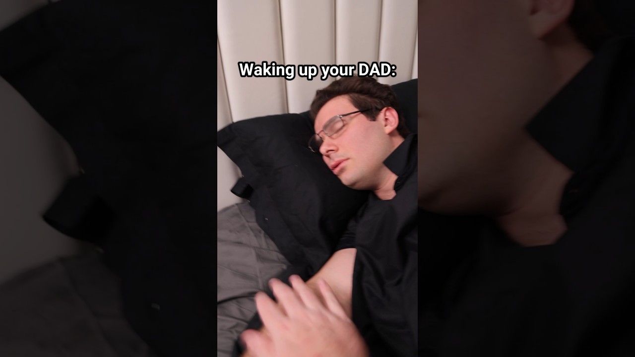 The Universal Reaction Of Waking Up Parents And Grandparents.