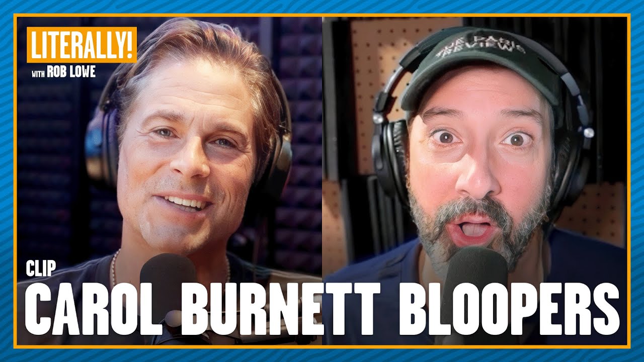 Tony Hale On Carol Burnett Bloopers & His Parents’ Reviews Of “Veep” | Literally! with Rob Lowe