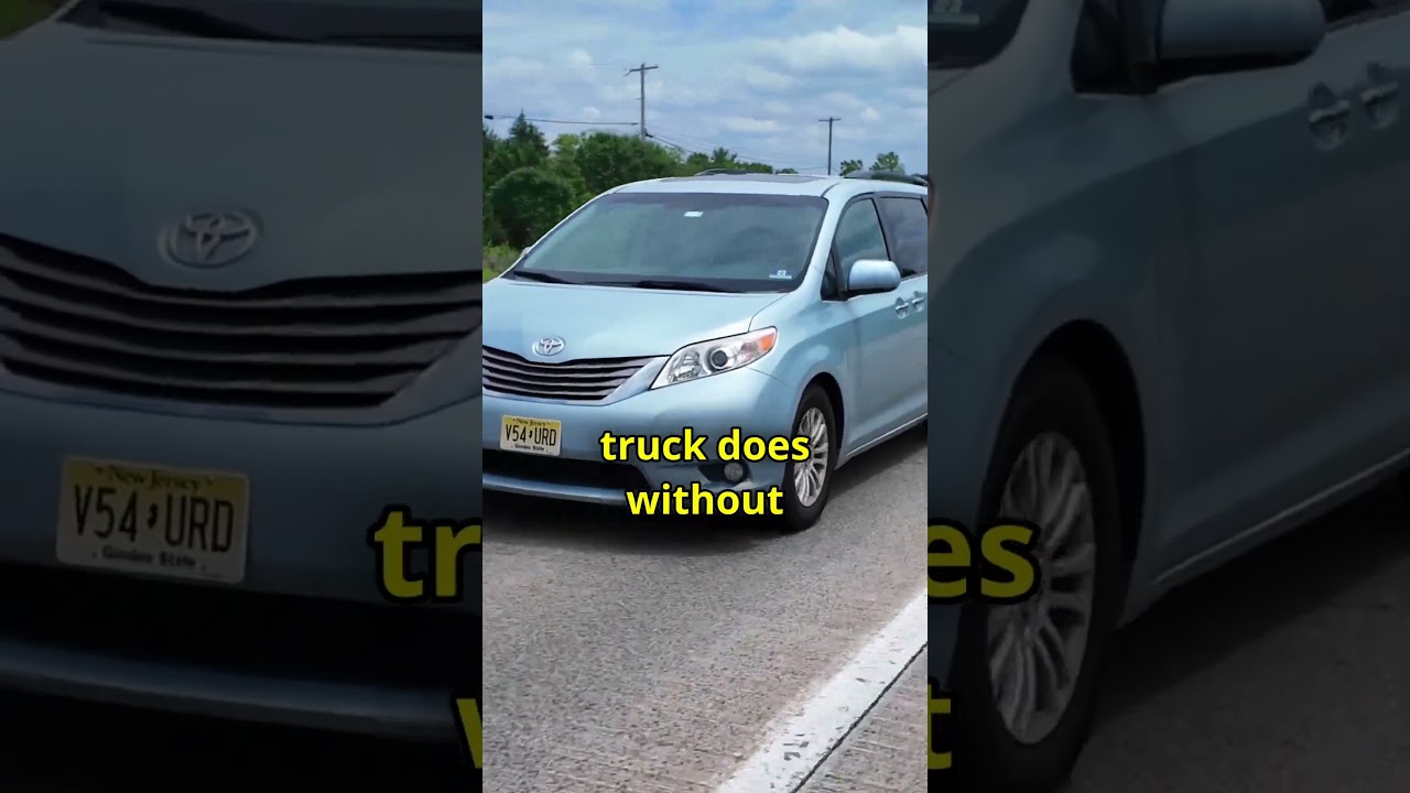 Toyota Sienna VS American Pickup. #trucks #vans