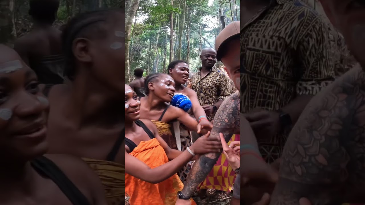 Tribe sees Tattoos for the First Time #tattoo #travel #tribe