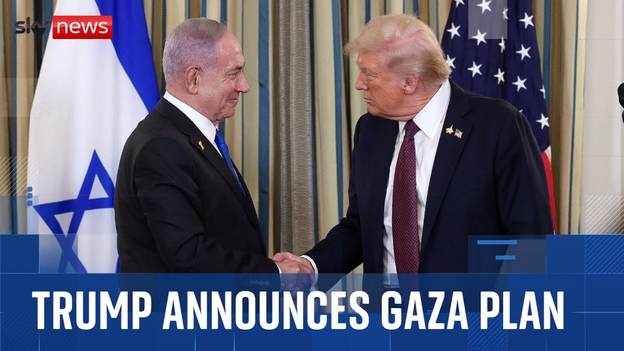 Trump announces Gaza peace proposal during Netanyahu visit
