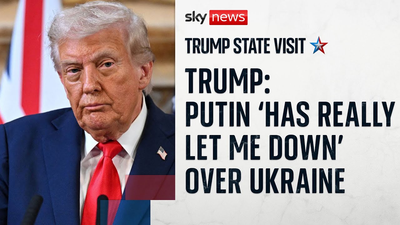 Trump: Putin ‘has really let me down’