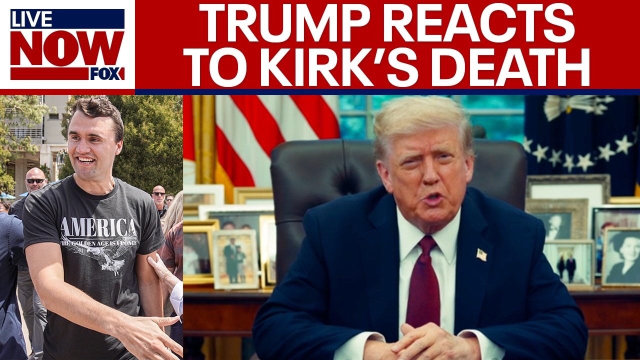 Trump reacts after Charlie Kirk’s death, ‘dark moment’