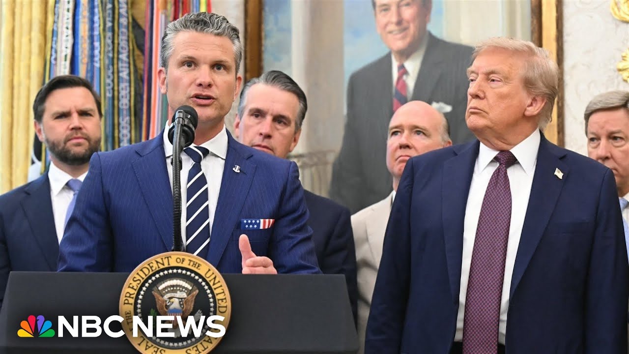 Trump to rebrand Department of Defense as Department of War