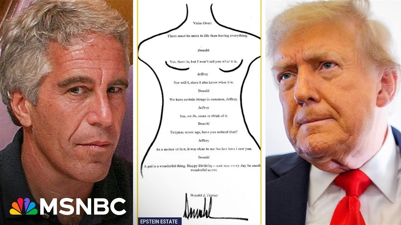 Trump’s alleged letter and drawing from Epstein ‘birthday book’ released