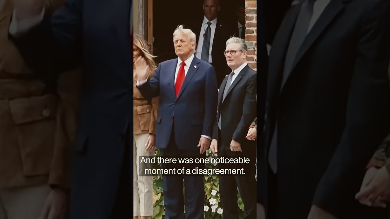 Trump’s UK state visit shifts from pomp to politics and investment #shorts #trump #uk #politics