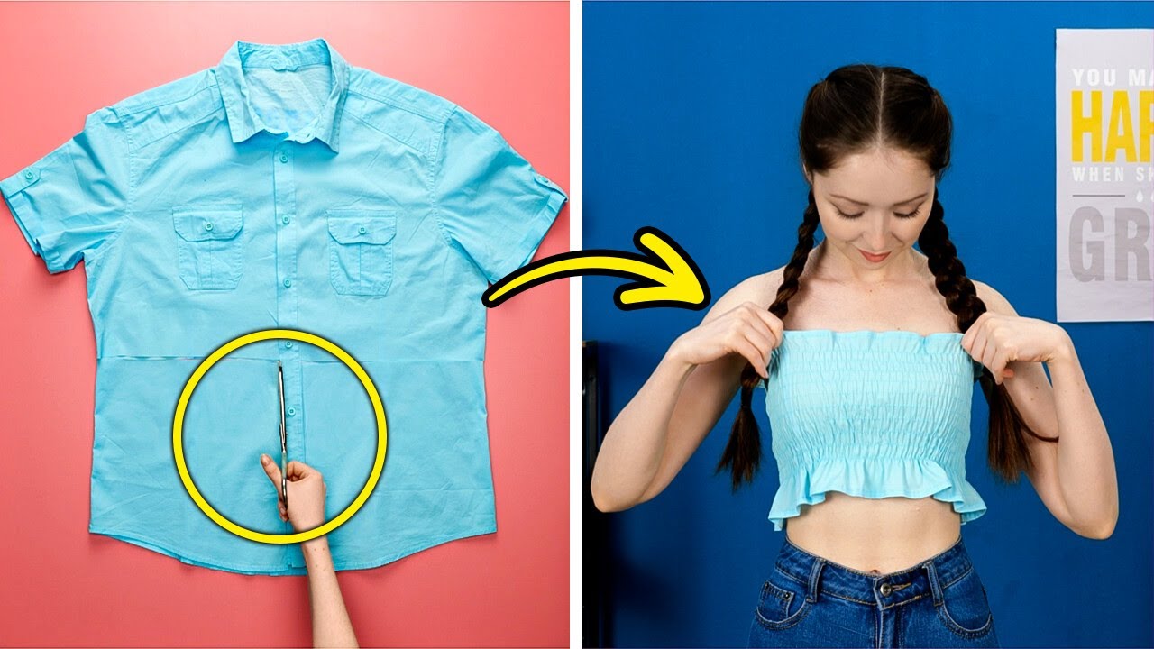 Turn Old Clothes into Trendy Outfits in Less Than 5 Minutes