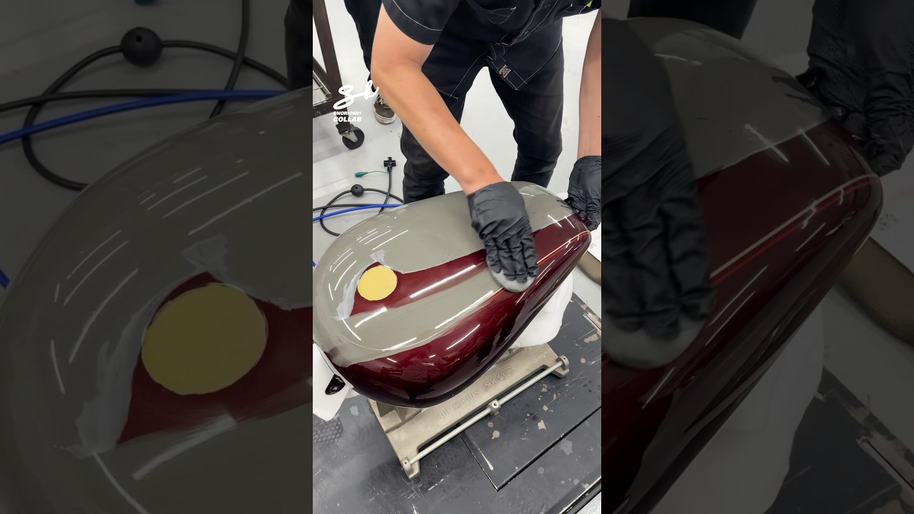Turning A Fuel Tank Chrome! 😍 #fuel #gas #chrome