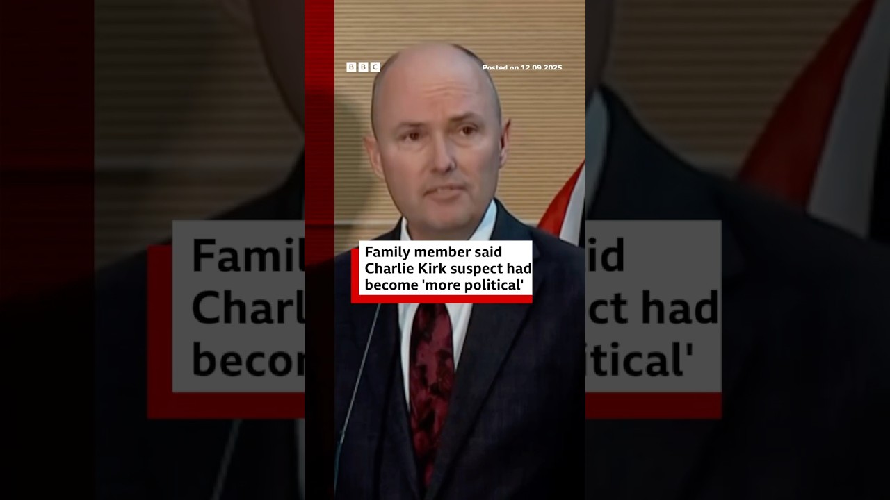 Tyler Robinson is suspected of killing Charlie Kirk. #CharlieKirk #BBCNews