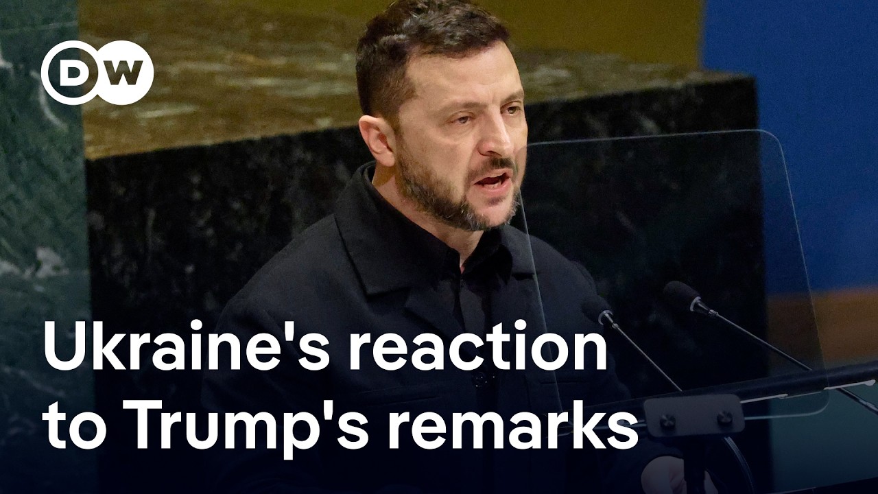 Ukraine’s President Zelenskyy addresses UNGA after Trump remarks | DW News