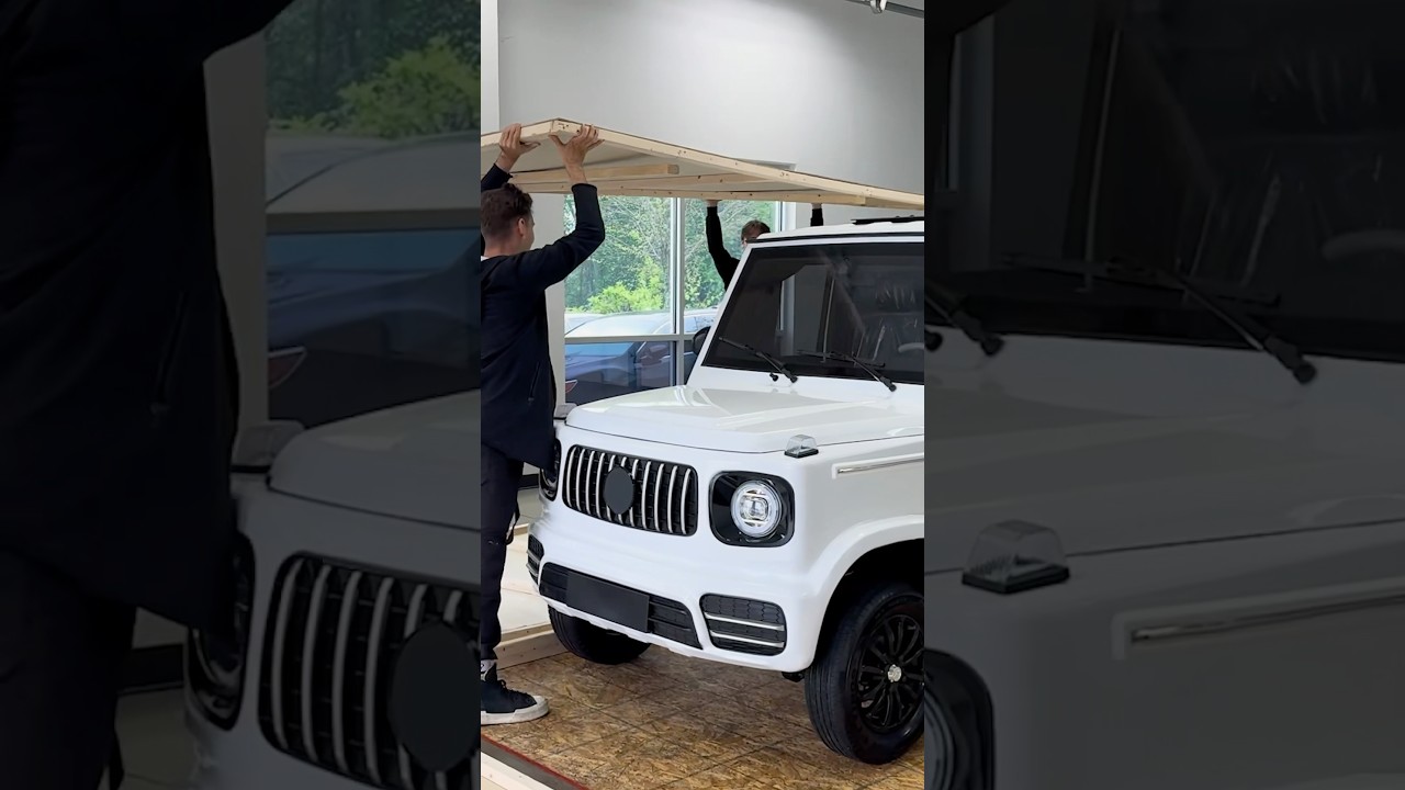 Unboxing a $4000 Chinese G-Wagen 😱 ​⁠@sbxcars  #gwagen #china #cars