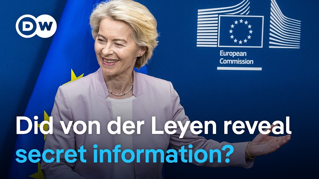 Von der Leyen: US would aid EU deployment to Ukraine | DW News