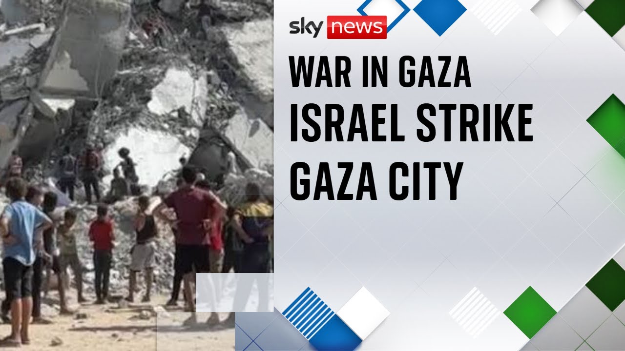 War in Gaza: Hamas releases hostage video as Israel strikes Gaza City