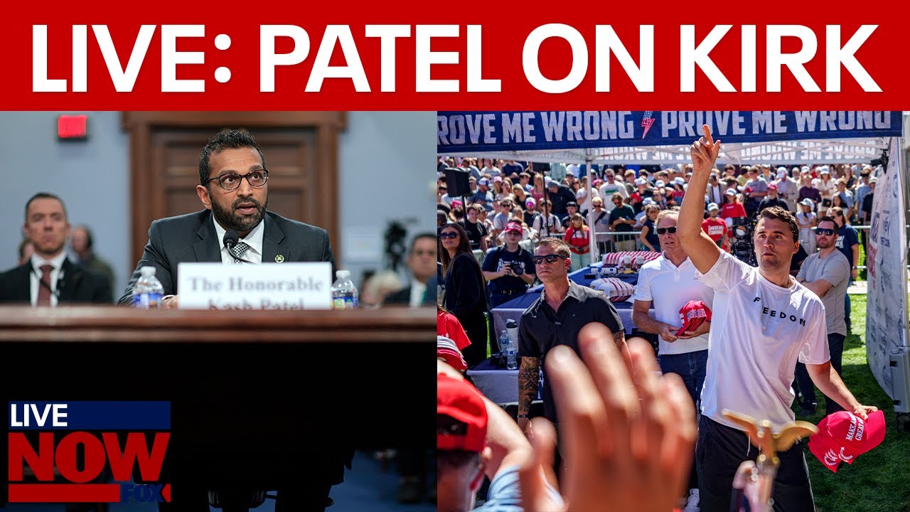 WATCH: Kash Patel to testify on Kirk assassination
