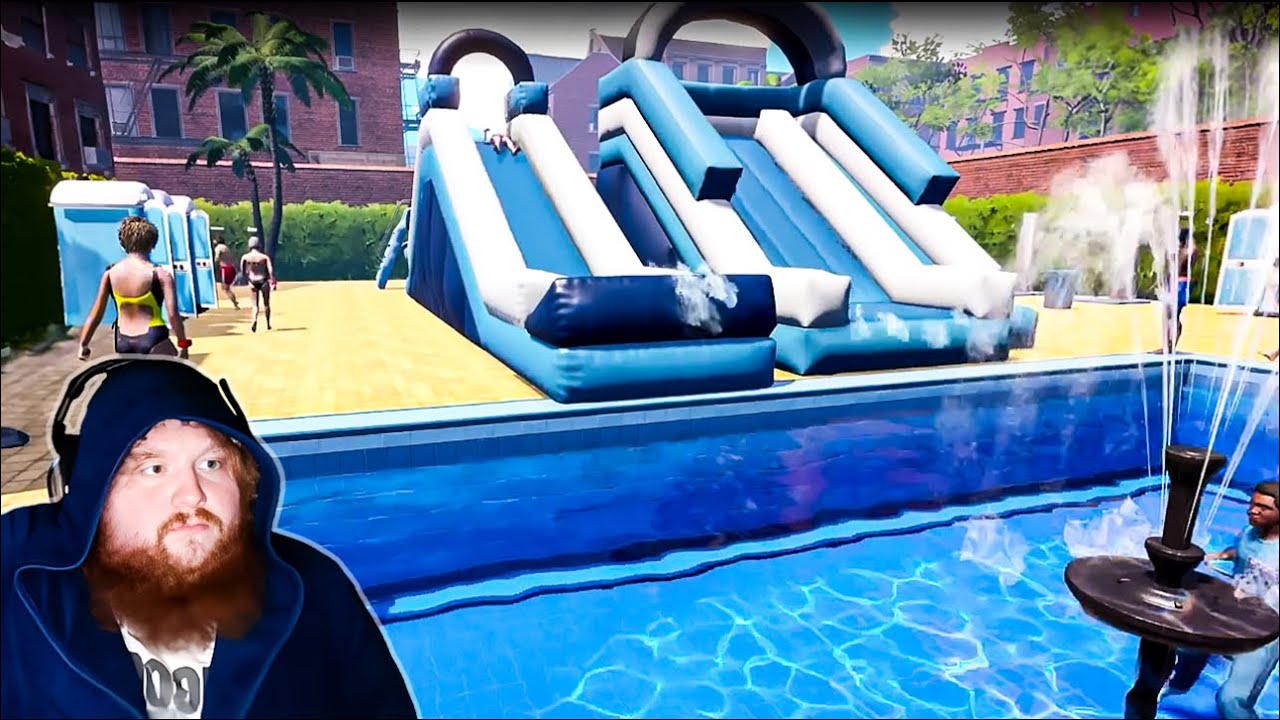 We Got Giant Slides (Waterpark Sim Episode 7)