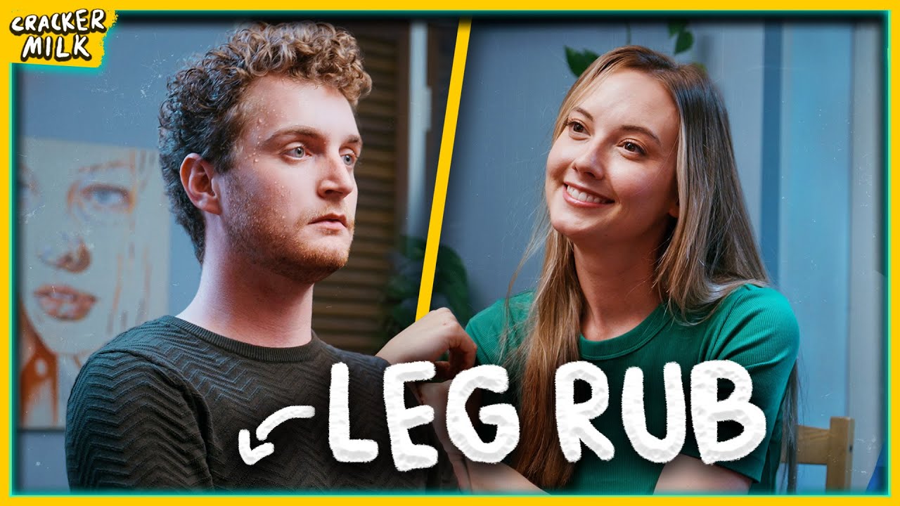 When she rubs your leg under the table