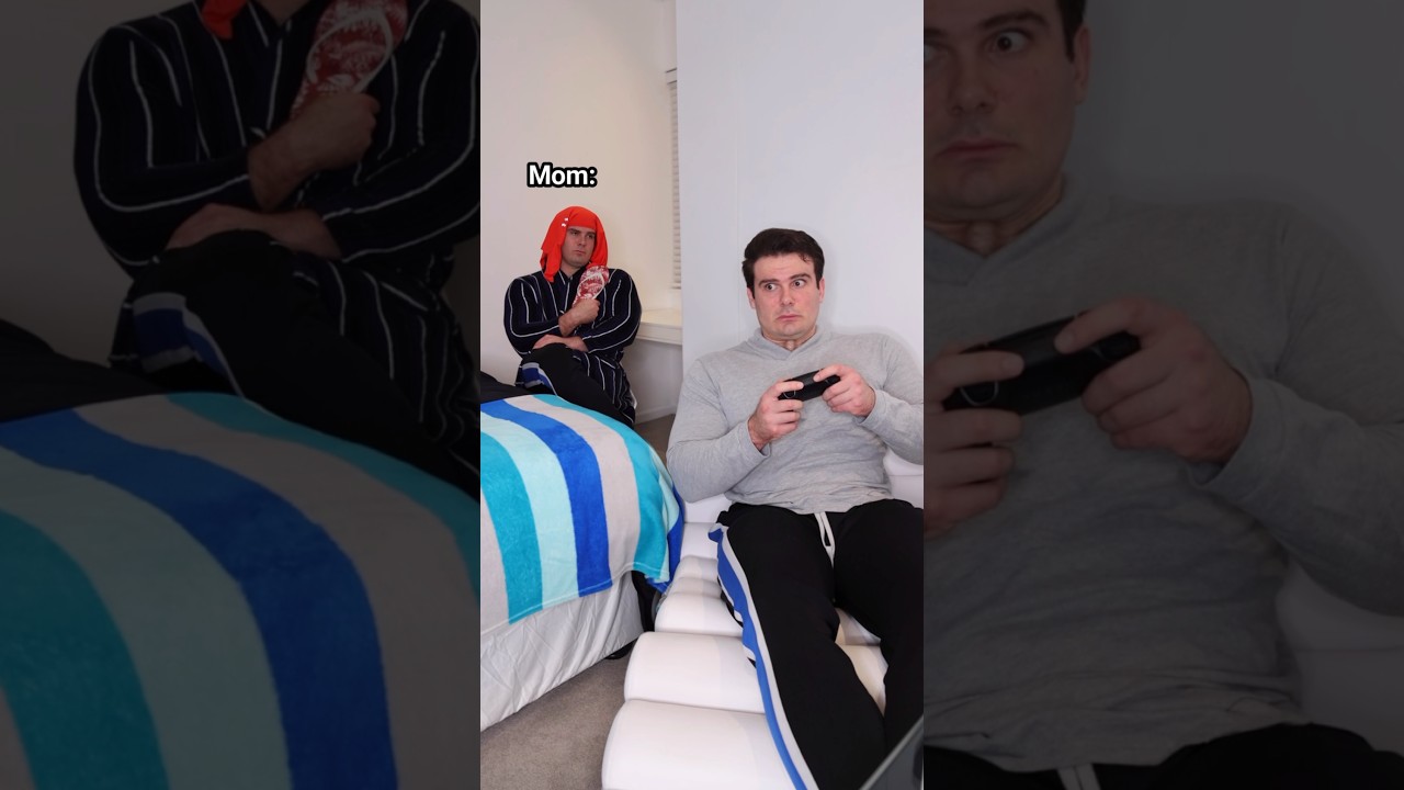 When You Get Caught Staying Up Past Your Bedtime.