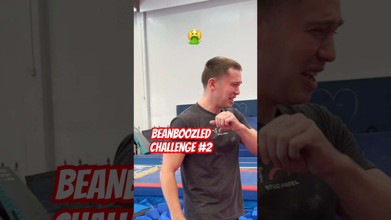 Why did she like the last flavor 😭 #gymnastics #gymnast #sports #olympics #olympic #beanboozled