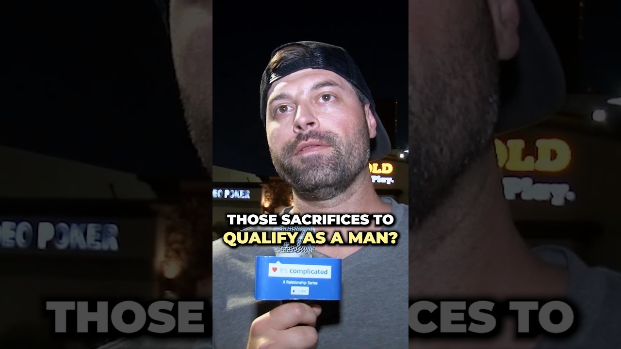 Why does manhood require sacrifice?