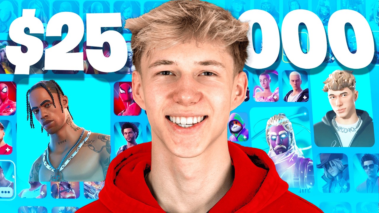 World’s 1st look at MrSavage’s Fortnite Locker!