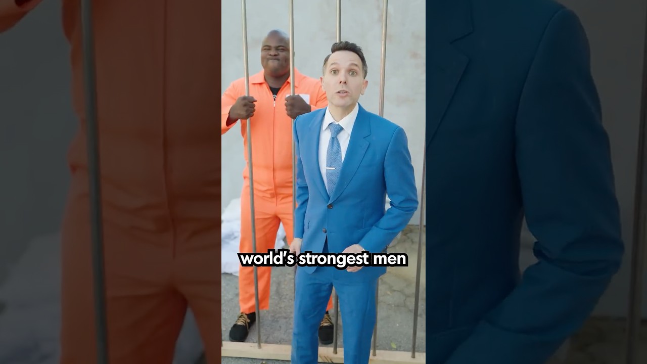 World’s Strongest Man Vs Prison Bars